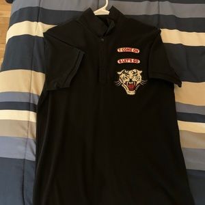 Diesel Black polo shirt.